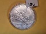 GEM Brilliant Uncirculated 2016 Mexico silver Onza