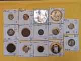 Fourteen more mixed world coins