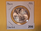 GEM Brilliant Uncirculated 1983 Mexico silver Onza