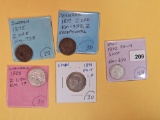 Five more betterer World coins
