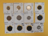 Twelve more nice mixed World Coins