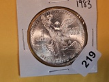 GEM Brilliant Uncirculated 1983 Mexico Onza