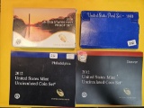 Four mixed US Mint Products