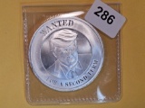 One Troy ounce .999 fine silver art round