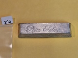 TEN TROY OUNCE .999 fine silver bar