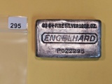 ENGELHARD! TEN TROY OUNCE .999 fine silver bar