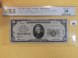 PCGS BANKNOTE 1929 Twenty Dollar National Currency in Very Fine - 20 - details
