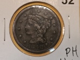 1848 Braided Hair Large Cent