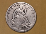 Better date 1861-O Seated Liberty Half Dollar