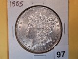 Brilliant Uncirculated Plus 1885 Morgan Dollar