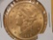 GOLD! Brilliant Uncirculated 1898 Liberty Head $20 gold