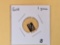 GOLD! Valcambi One Gram .9999 fine gold bar