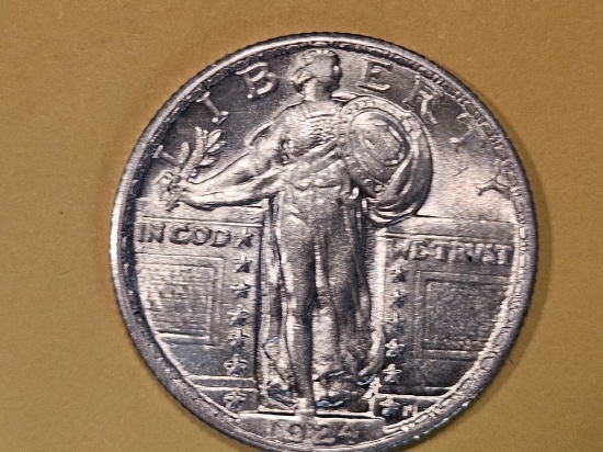 1924-P Standing Liberty Quarter in Very Choice Brilliant Uncirculated