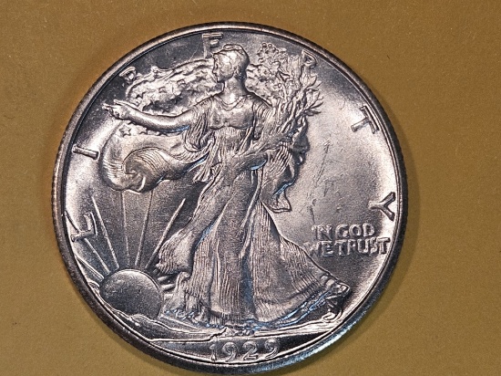 1929-D Walking Liberty Half Dollar in Choice Brilliant Uncirculated