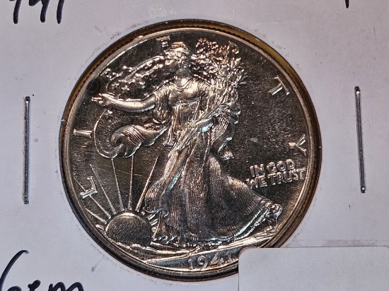 * GEM PROOF 1941 Walking Liberty Half Dollar