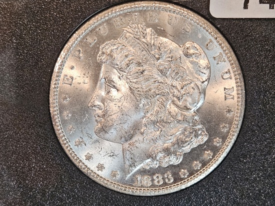 ** KEY DATE ** GSA 1883-CC Morgan Silver Dollar in Very Choice Brilliant Uncirculated