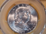 GEM! PCGS 1953-S Franklin Half Dollar in Mint State 65