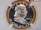 Superb GEM! NGC 1956 Franklin Half Dollar in PF 67 Cameo
