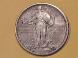 1917-S Standing Liberty Quarter in Extra Fine Plus
