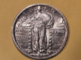 1919-P Standing Liberty Quarter in About Uncirculated - 58 FULL HEAD!