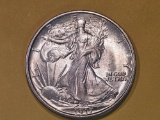 ** 1917-S Reverse Mint Mark Walking Liberty Half Dollar in Choice Brilliant Uncirculated