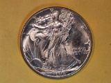 ** KEY DATE 1938-D Walking Liberty Half Dollar in Choice Brilliant Uncirculated