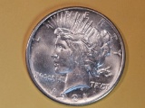 **KEY DATE** 1921 Peace Dollar in Choice Brilliant Uncirculated