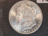 ** KEY DATE ** GSA 1883-CC Morgan Silver Dollar in Very Choice Brilliant Uncirculated