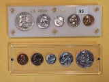 1957 and 1958 GEM US Proof Sets in Capital Plastic Holders