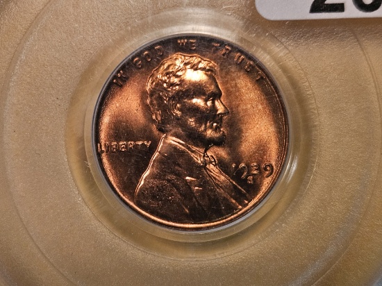 GEM! PCGS 1939-S Wheat Cent in Mint State 66 RED