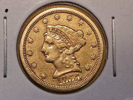 GOLD! * Better Date New Orleans Gold $2.5 Quarter Eagle