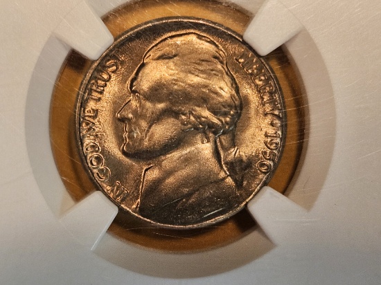 * KEY DATE * NGC 1950-D Jefferson Nickel in Mint State 66