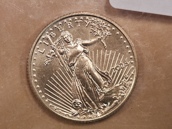 GOLD! GEM Brilliant Uncirculated 2025 Ten Dollar American Gold Eagle