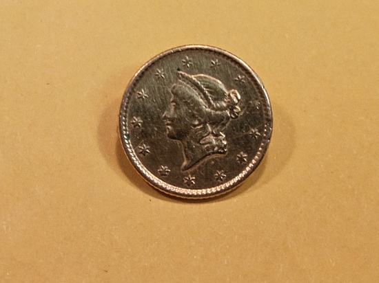 GOLD! 1853 Gold One Dollar