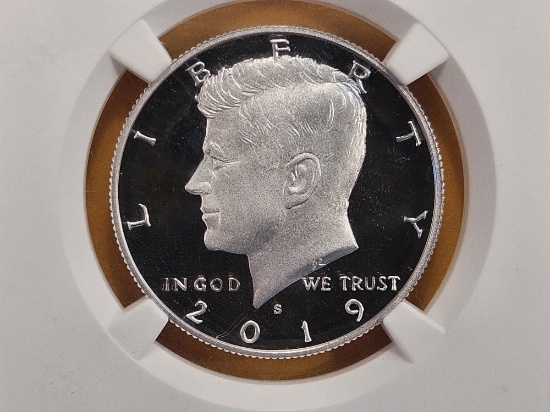 PERFECT! NGC 2019-S Kennedy Silver Half Dollar in Proof 70 Ultra Cameo