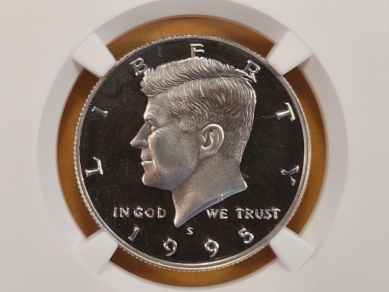 NGC 1995-S Kennedy Silver Half Dollar in Proof 69 Ultra Cameo