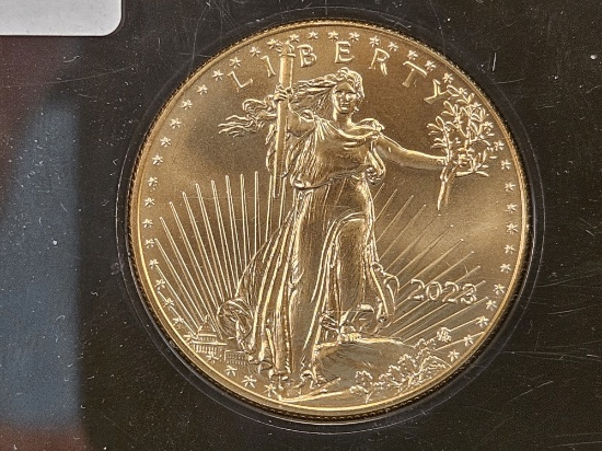 GOLD! GEM Brilliant Uncirculated 2023 Fifty Dollar American Gold Eagle