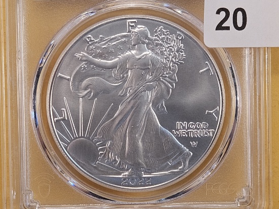 PERFECT! PCGS 2022 American Silver Eagle in Mint State 69