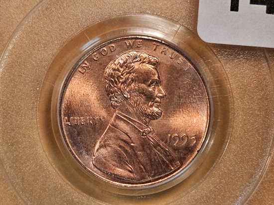 VARIETY! Superb GEM! PCGS 1995 Doubled Die Cent in Mint State 67 RED