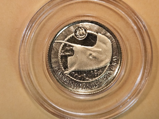 GOLD! GEM 2024 Cayman Islands Gold Two Dollars