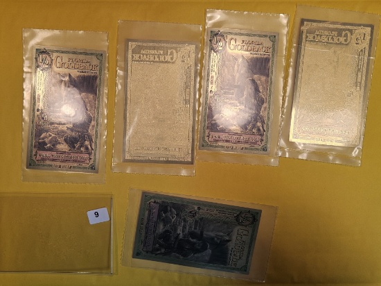GOLD! Five Florida Goldback 1/2 goldbacks