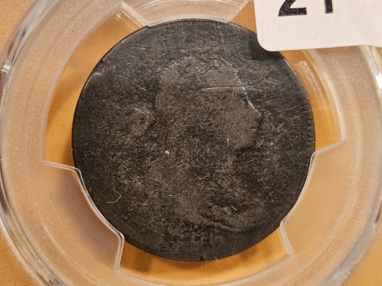 PCGS 1796 Draped Bust Large Cent in About Good - details