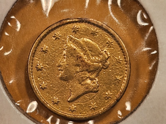 GOLD! 1853 Gold Dollar