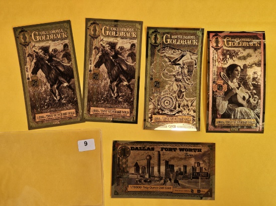 GOLD! Five Goldbacks