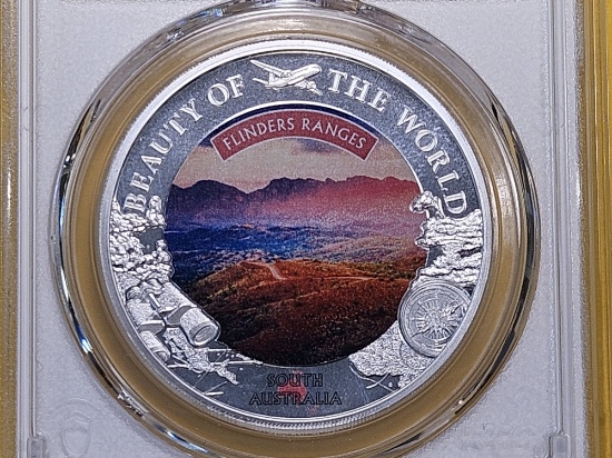 PERFECT! PCGS 2024 Cook Islands Silver $5 Dollars in Mint State 70