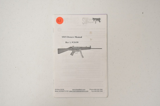 SW5 OWNERS MANUAL