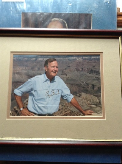GEORGE BUSH SIGNED PICTURE