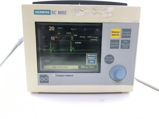 Siemens SC 6002 FRN Patient Monitor