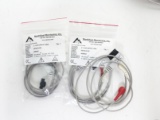 Lot of 3 NorthEast Monitoring ECG Cables 2 leads