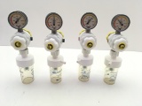 Pack of 4 GCE Medi-evac 600 Vacuum Regulators